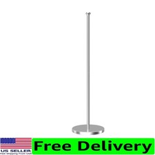 Bathroom Toilet Paper Holder Stand Stainless Steel Free Standing Black