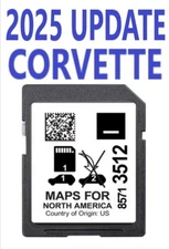 *NEWLY UPDATED* 2025 GPS NAVIGATION SD CARD 2020-2023 CORVETTE MODELS