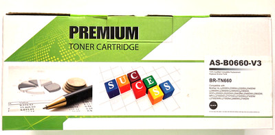 BROTHER Compatible  BR-TN-660 Premium Toner Cartridge AS-B0660-V3  New