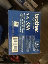 2-GENUINE Brother TN-350 Black Toner Cartridge NEW SEALED TN350. Old stock