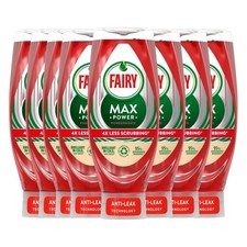 8x Fairy MaxPower Washing Up Liquid Pomegranate 640ml 3.51 per litre