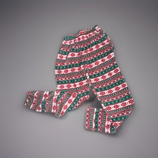 Holiday Time Kids Christmas Sleep Pants Pajama Bottoms L 10/12