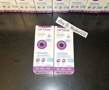 EXP 07/2027 2 Box Lot Optase Dry Eye Intense Drops 0.33 Oz NEW BOX DESIGN 