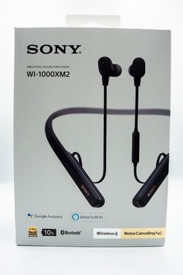Sony WI-1000XM2 Wireless Noise Canceling Headphones Bluetooth Black Neckband