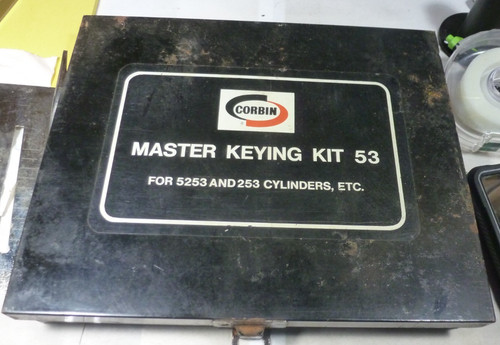 Corbin Master Keying Kit 53 for 5253 and 253 cylinders, etc.