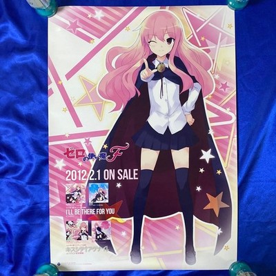 The Familiar of Zero F Anime B2 Poster Pink Schwarz Rot, leichte...