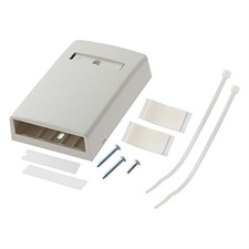 Panduit CBX4WH-AY Mini-Com Surface Mount Box 4 Module Space w/ Adhesive Backing