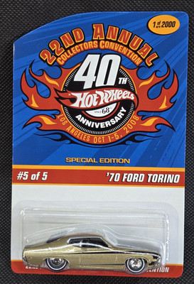 2008 Hot Wheels 22th Annual Collectors Convention '70 Ford Torino 40th Anniv.