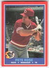 Pete Rose Cincinnati Reds 1987 Fleer Baseball's Hottest Stars #32 66854