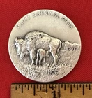 1972 PLATT: National Parks Centennial: .999 Pure Silver Medal, 33gr.  Buffalo