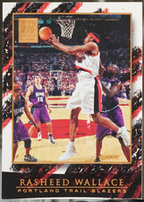 2000-01 Topps Reserve #23 Rasheed Wallace Basketball VG