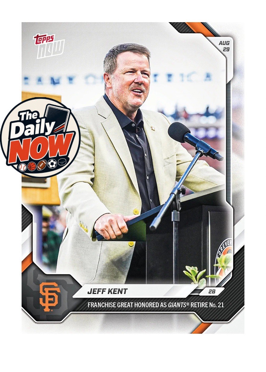 Jeff Kent 2026 MLB TOPPS NOW 616 - SF Giants Retire Number 21 - Presale