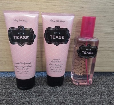 3-piece Victoria's Secret Sexy Little Things Noir Tease travel set-discontinued