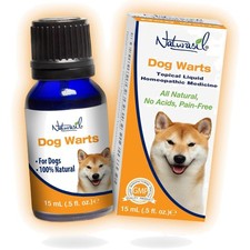 Naturasil Natural Dog Wart Remover for Dogs with Thuja, Made in USA - 15 mL
