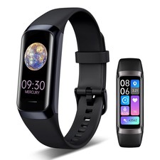 Fitness Tracker, 24/7 Heart Rate Body Temp Monitor Sleep Calorie Tracker with...