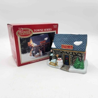 Vintage Dickens Collectables Frosty's Ice House Christmas Village