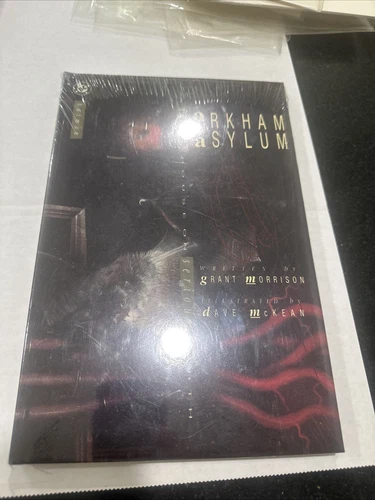 Vintage 1989 DC Comics - BATMAN Arkham Asylum - First Printing Hardcover SEALED