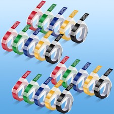 Label Replace for Dymo 3D 9mm Plastic Embossing Tape Xpress Label Maker 3/8"