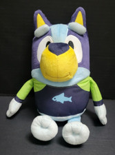 12" Beach Talking Bluey Dog Push 9 Phrases Theme Song 2018 Moose Brand VIDEO