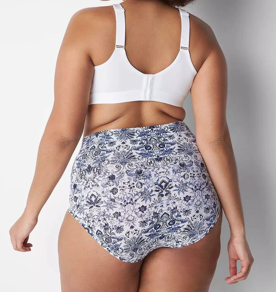 Sujetador Lane Bryant CACIQUE Balconette AZUL PAISLEY Talla 38H 36I 40G 42F Nuevo Foto 2 de 4