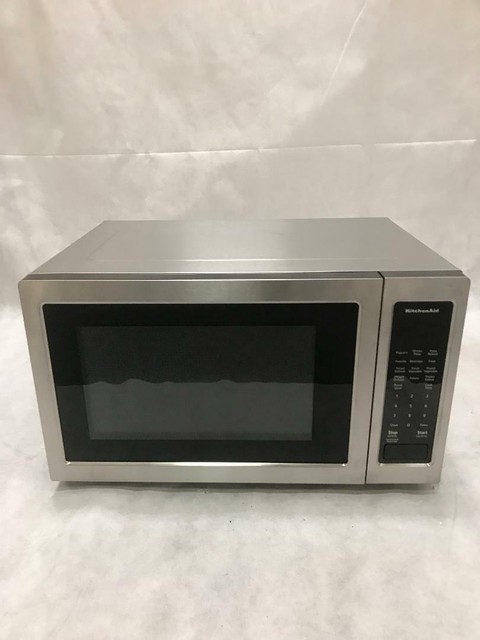 Kitchenaid Kmcs1016gss 1 6 Cu Ft Countertop Microwave In