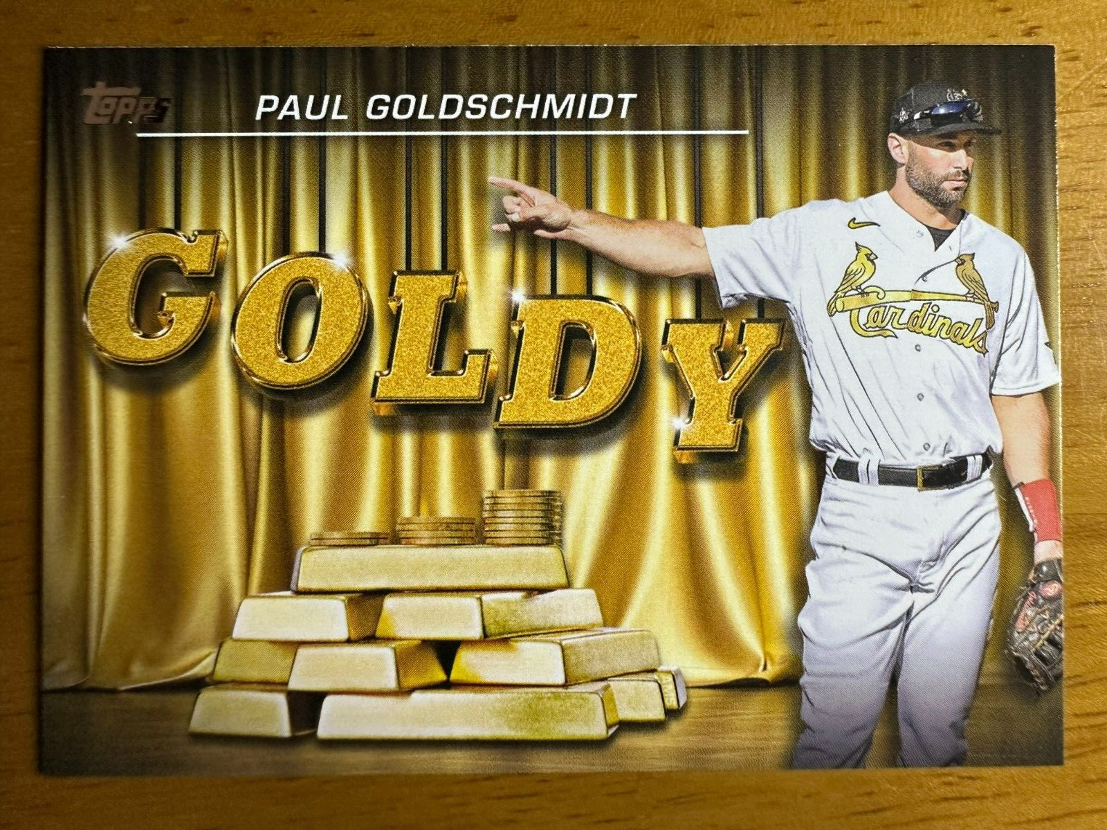 2023 Topps Series 1 PAUL GOLDSCHMIDT #AKA-10 AKA Nickname "Goldy" Cardinals