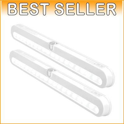 Super Bright Adjustable Puck Light with Motion Sensor - Perfect for Closets