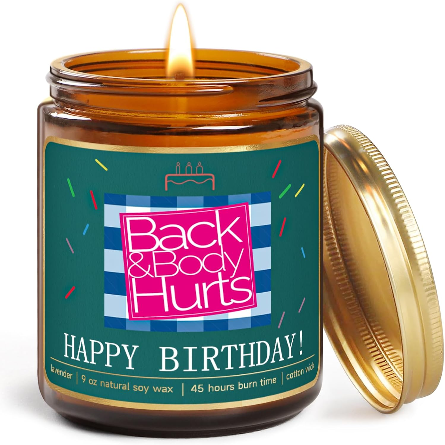 Happy Birthday Candle Gifts for Women,Unique Best Friend Birthday Gifts for Her,