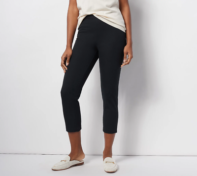 Isaac Mizrahi Live P8 24/7 Stretch Crop Pants with Pockets Pitch