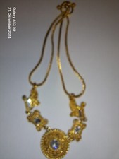 Vintage  Halskette  Balenciaga Paris Neu