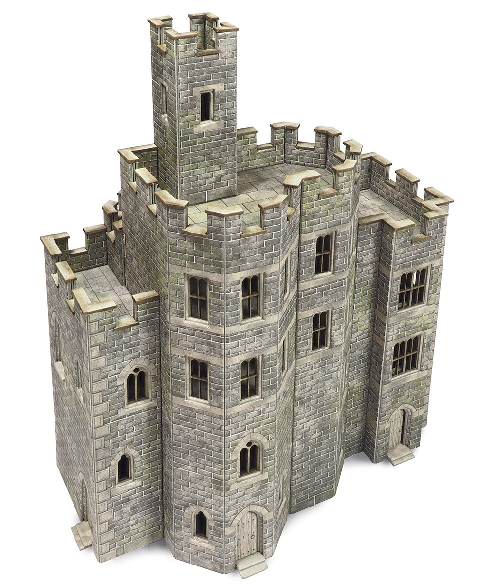 Metcalfe PO294 OO Gauge Castle Hall Card Kit