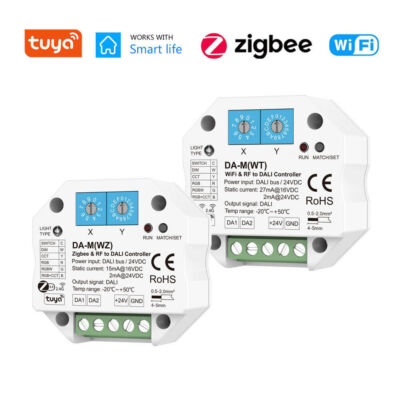 Tuya Zigbee WiFi DALI LED Controller Dimmer CCT RGBW RGB+CCT Strip for Alexa/APP