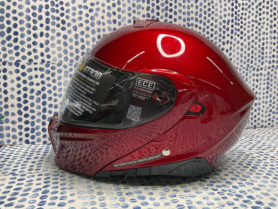 SCORPION EXOGT930 TRANSFORMER HELMET BLACK CHERRY SIZE L Foto 3 de 4