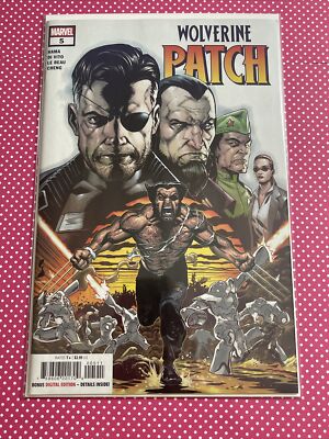 WOLVERINE PATCH #5 GEOFF SHAW REGULAR MAIN COVER 2022 larry hama x-men marvel