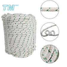 NEW 100 feet Low-stretch Double Braid Polyester Rope 3/8 Breaking Strength