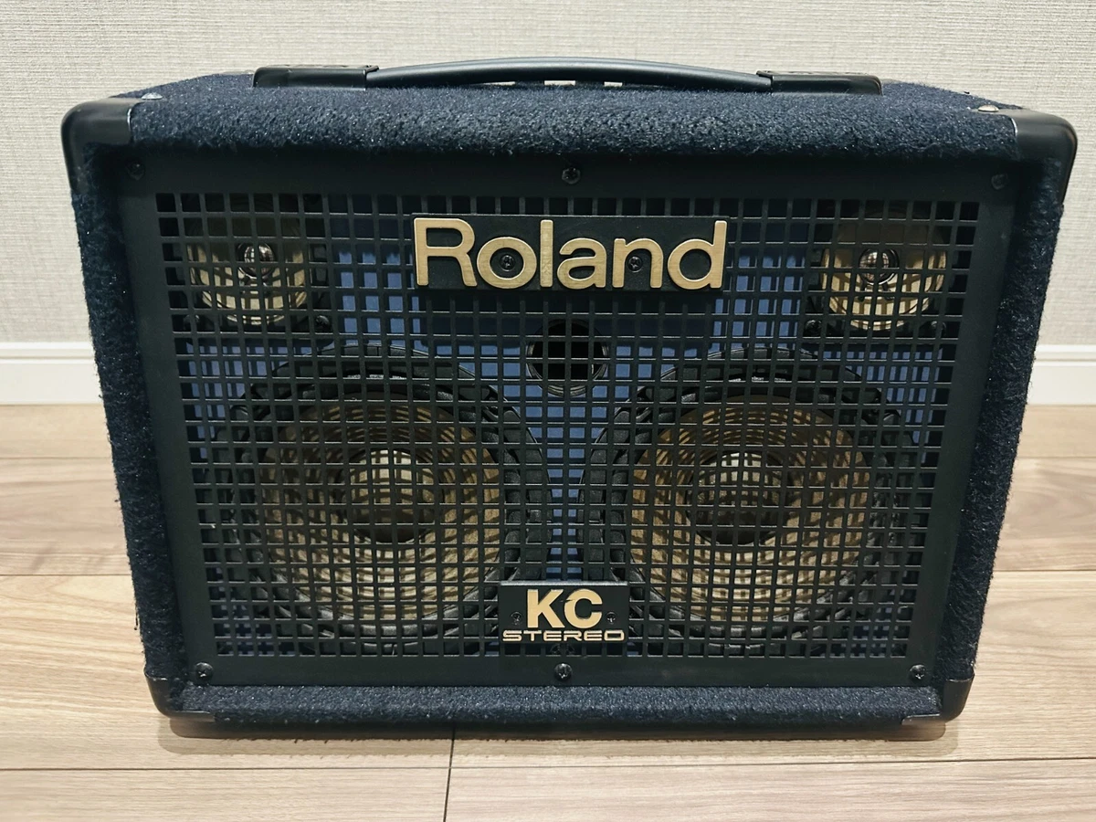 Roland KC-110 Dual Power Portable Stereo keyboard Amplifier Tested Used w/Cable