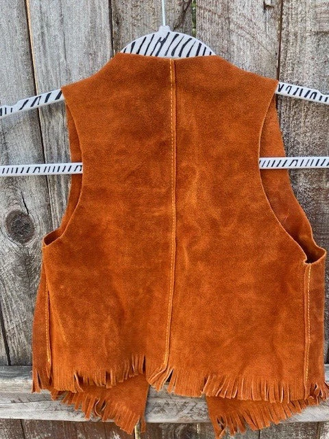 CHALECO VAQUERO JOHN R CRAIGHEAD TODO CUERO Y CHAPS TX RANGER JUVENIL GRANDE Foto 3 de 4