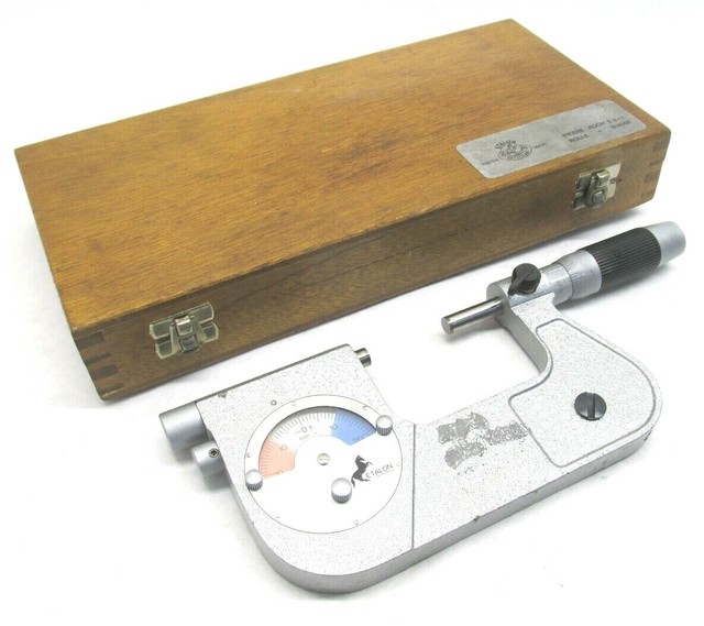 SWISS! ETALON 1" to 2" CARBIDETIPPED INDICATING MICROMETER .0001" eBay