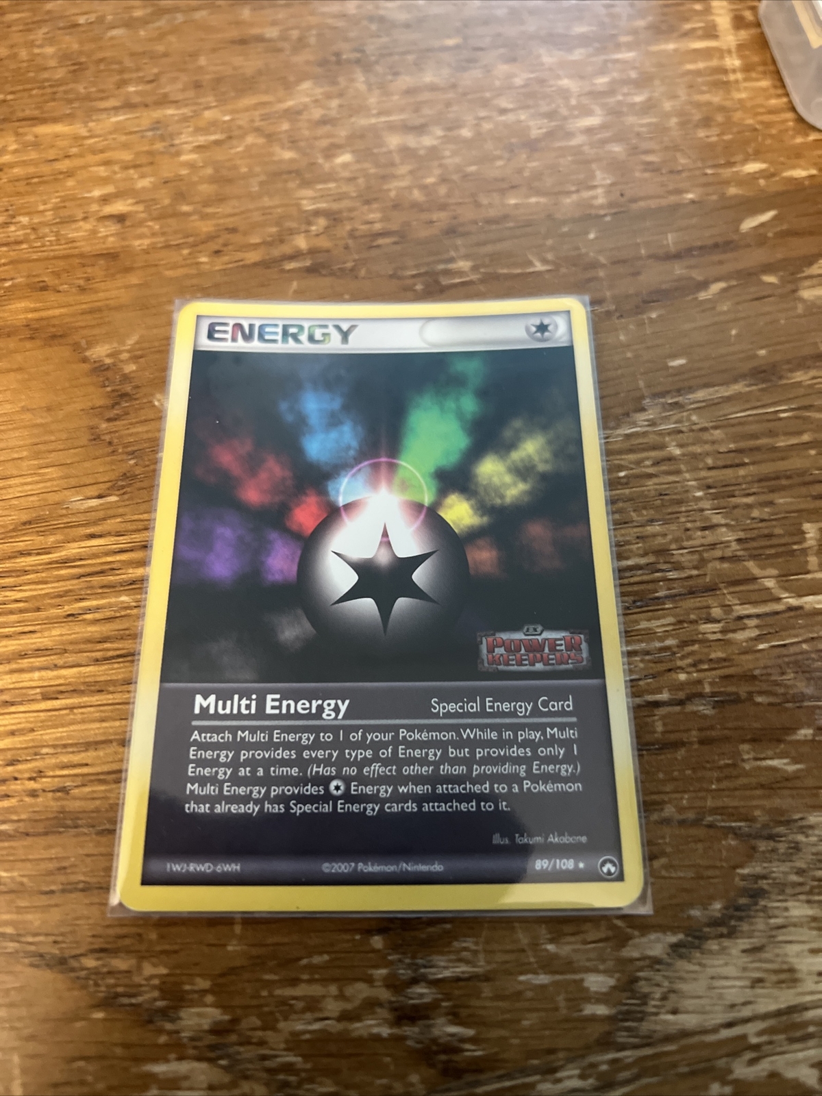 Multi Energy 89/108 EX Power Keepers Reverse Holo Stamp Pokemon Light Play!!