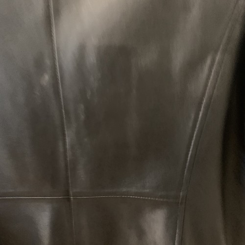 Halogen VTG Y2K 90s 100% Leather Jacket Mid Length Black Size M - Picture 12 of 12