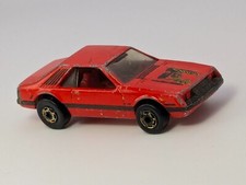 Vintage 1979 Hot Wheels Hot Ones Ford Mustang Turbo Cobra Red Hong Kong Gho Vintage 1979 Hot Wheels Hot Ones Ford Mustang Turbo Cobra Red Hong Kong Gho