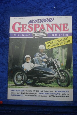 Motorrad Gespanne Nr. 12 3/91 Yamaha XV 535 BMW Ural Seitenwagen Yamaha RD350