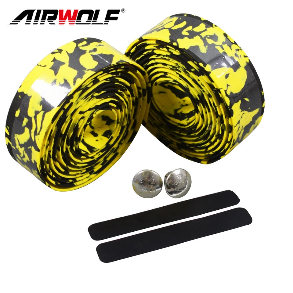 2 PCS Road Bike Handlebar Tape Bicycle Drop Bar Wrap Outdoor Sports Non-slip - Image 4 of 4