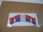 MARX BATTLEGROUND EUROPEAN PLAY SET DECAL STICKER VIET CON HAND MADE FLAG