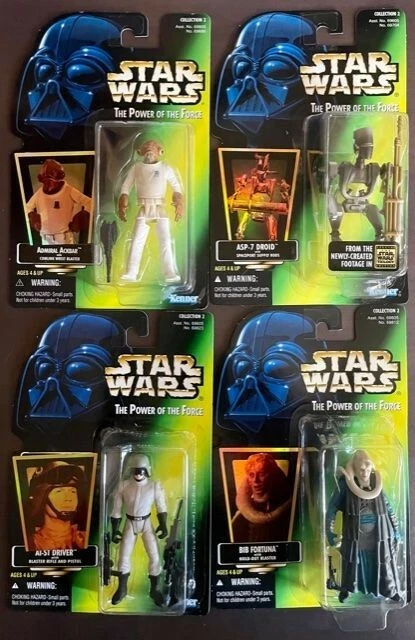 Juego de 21 figuras de acción Star Wars POTF Collection 2 Green Card NUEVO SIN USAR, EN CAJA 1996/1997 Foto 3 de 4