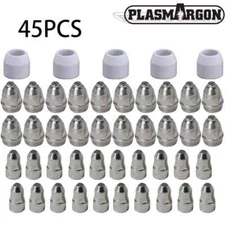 p80 45pcs air plasma cutting machine torch consumables electrodes electric tip