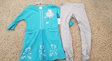 Disney Store Frozen Princess Elsa Top legging set - Size: 7/8 - NEW