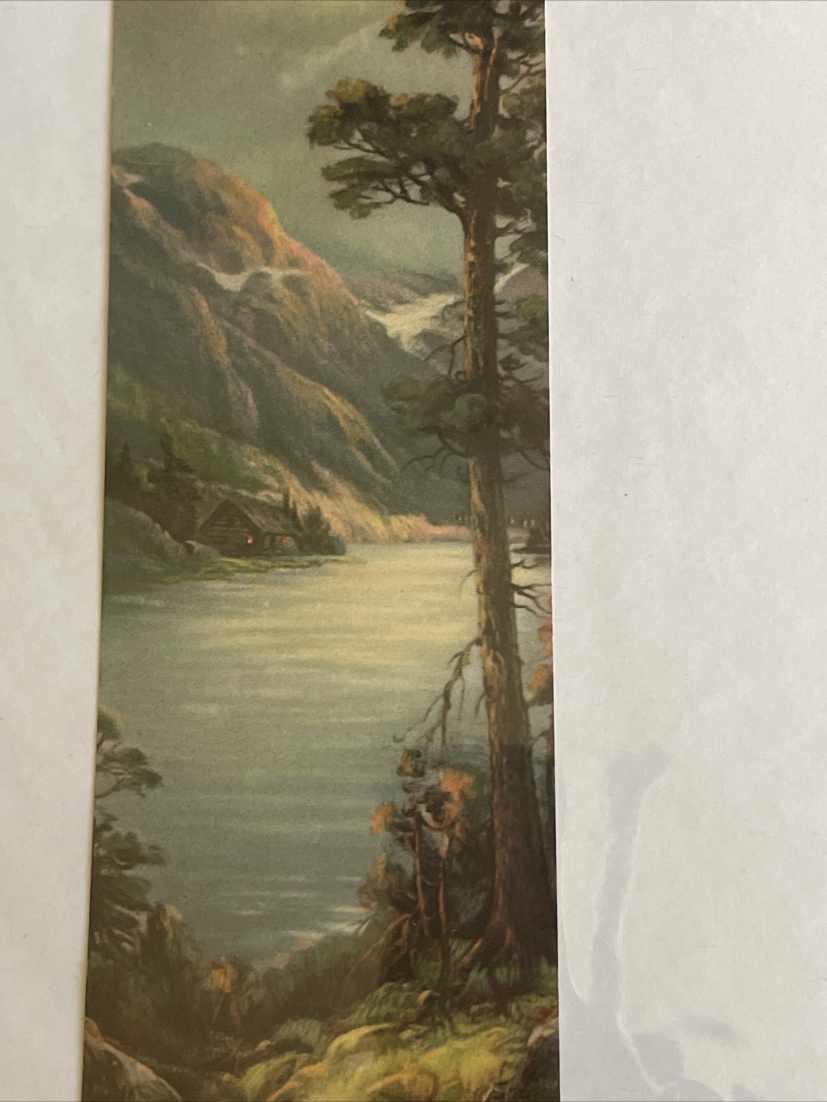 The GerlachBarklow Co. Lithograph Nevada Falls, Mid Mountain, Gilded