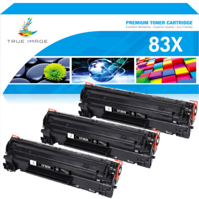 3x Toner Compatible With HP CF283X 83X LaserJet MFP M125nw M127fw M225DW  Printer | eBay