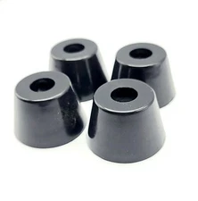 1 1/4" Tall x 1 7/8" Wide Round Rubber Bumper Feet Spacer Equipment Furniture
